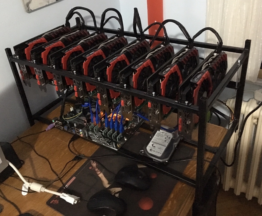 GPU hobby mining rig