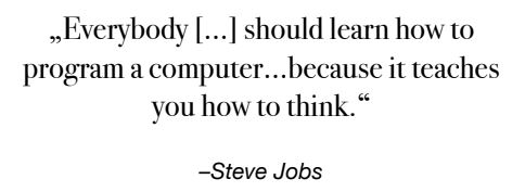 Code Literacy, Steve Jobs